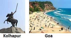kolhapur to goa airport pickup drop service